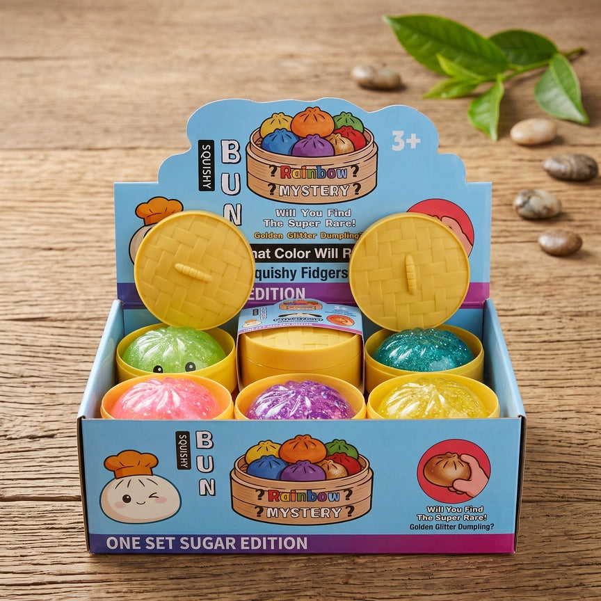 Mini Rainbow Mystery Glitter Dumpling