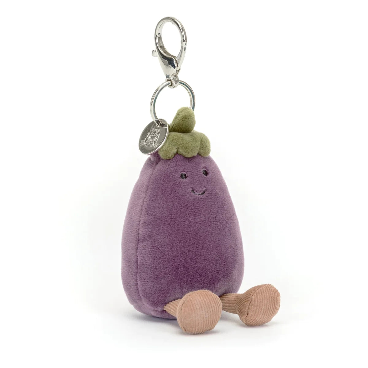 Jellycat Vivacious Eggplant Bag Charm