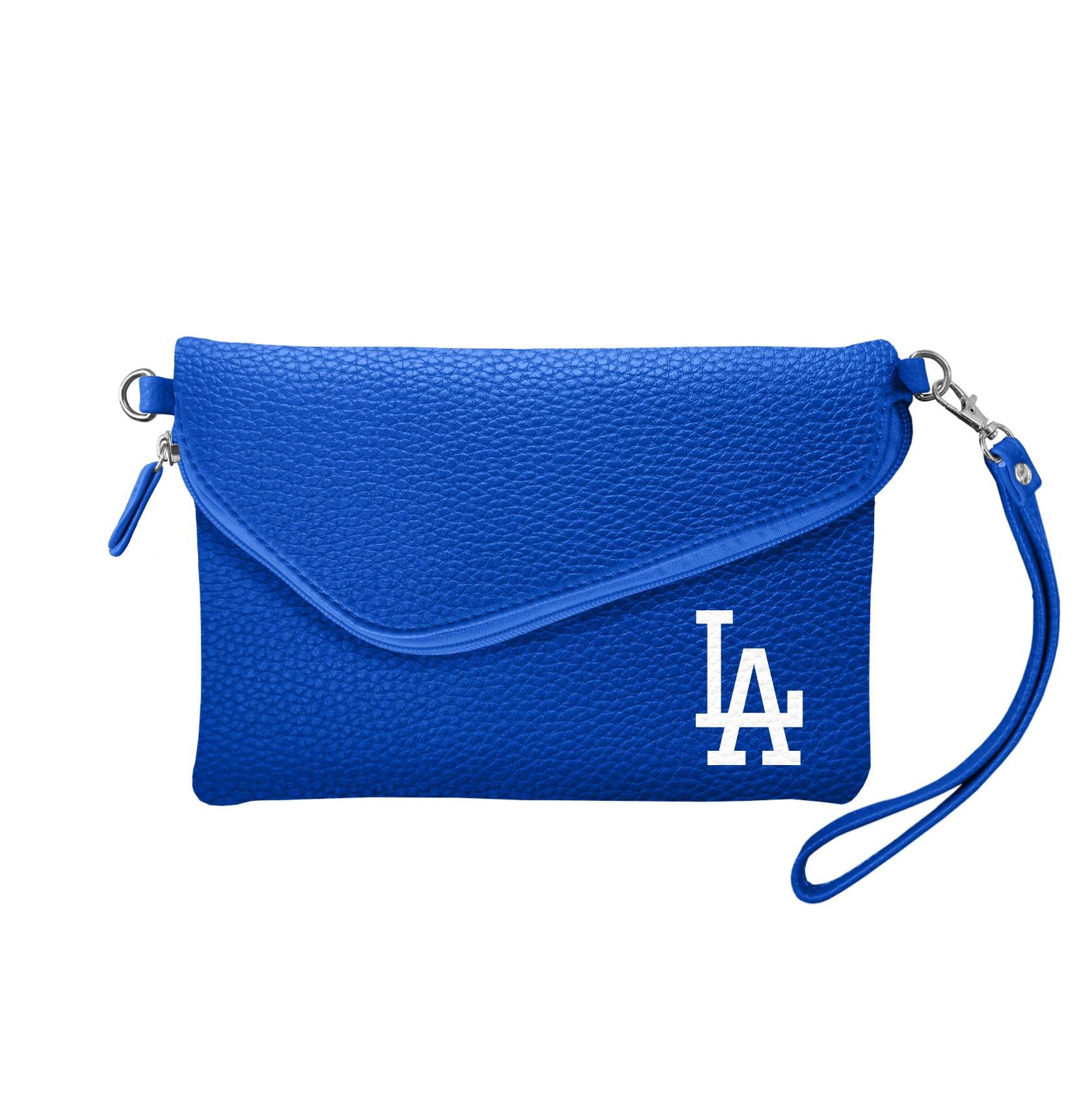 MLB Los Angeles Dodgers Pebble Crossbody Purse: Royal