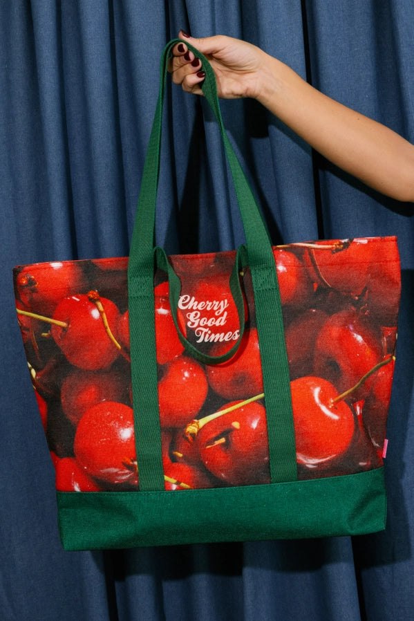 Cherry Good Times Large Tote
