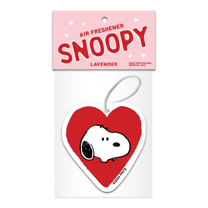 Peanuts Snoopy Heart Air Freshener