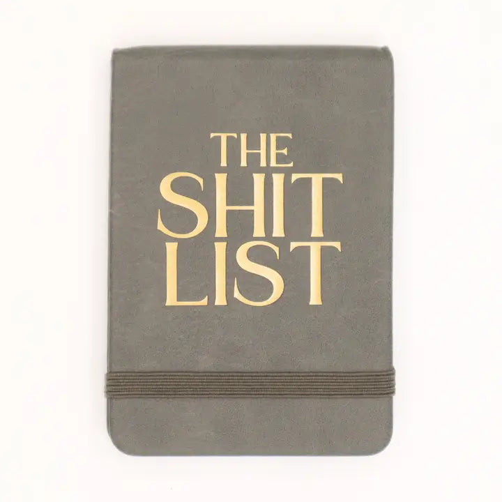 The Shit List Leatherette Pocket Journal