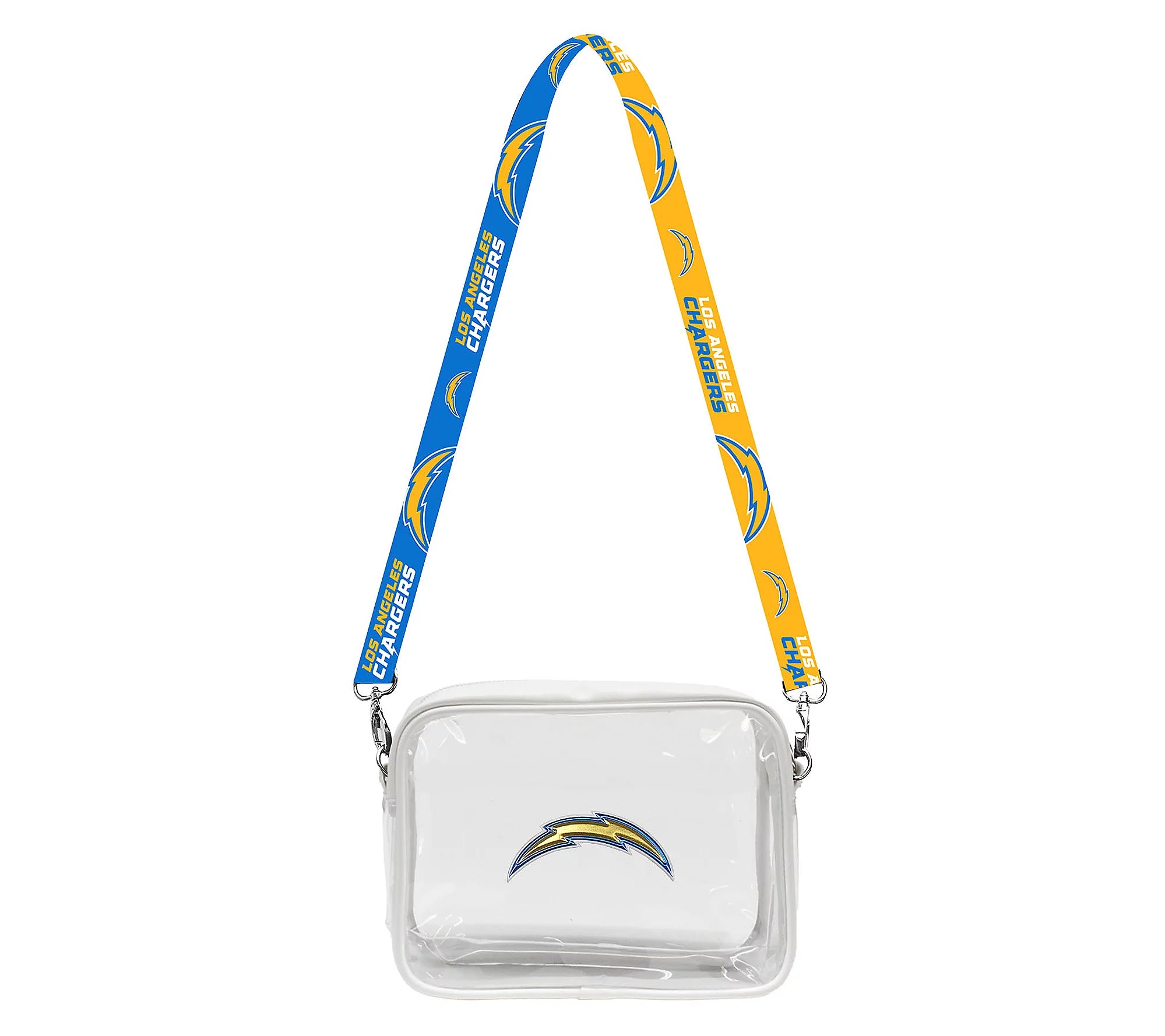 NFL Chargers Clear Fanny Fan Purse