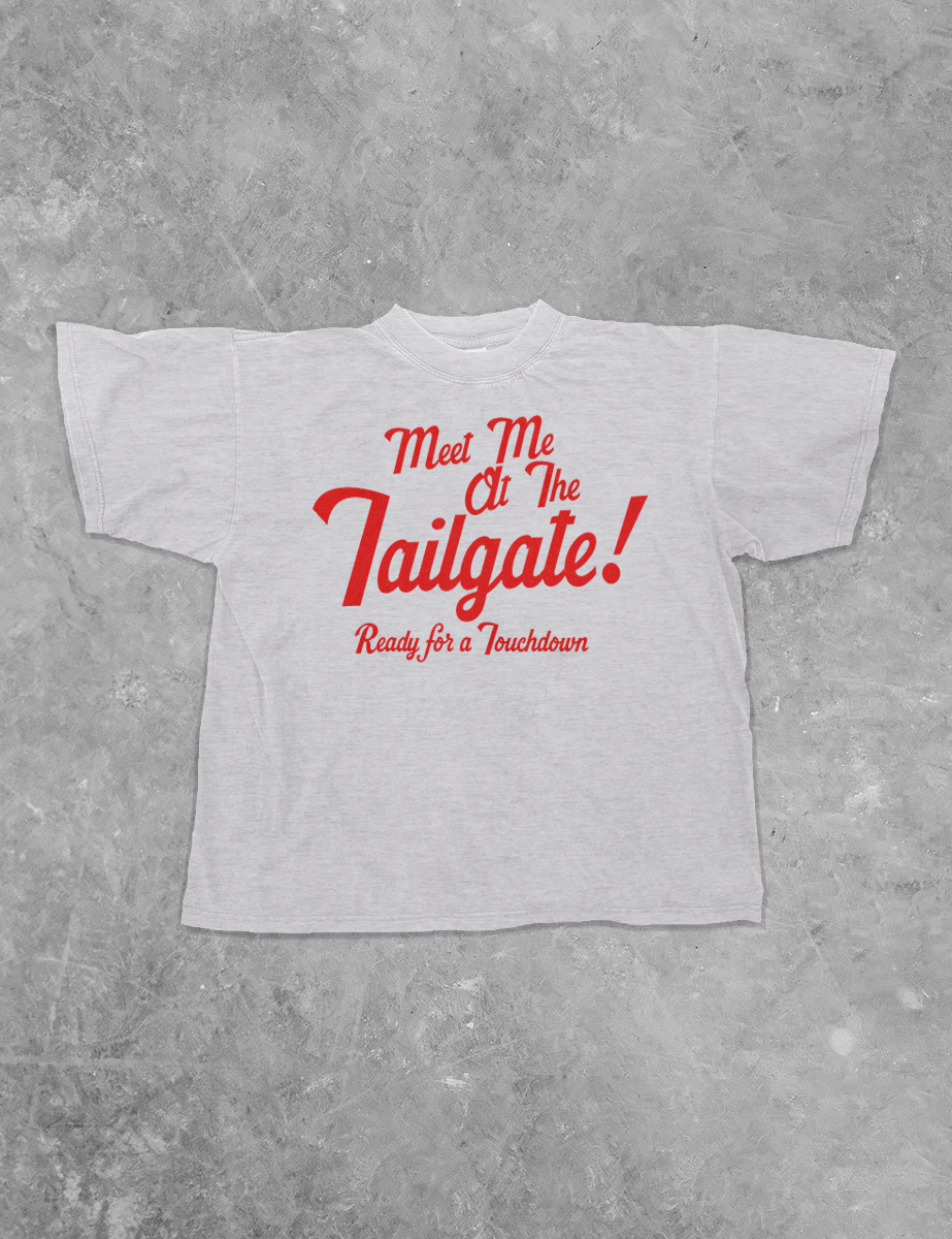 Meet Me at the Tailgate! Boxy Cotton TShirt