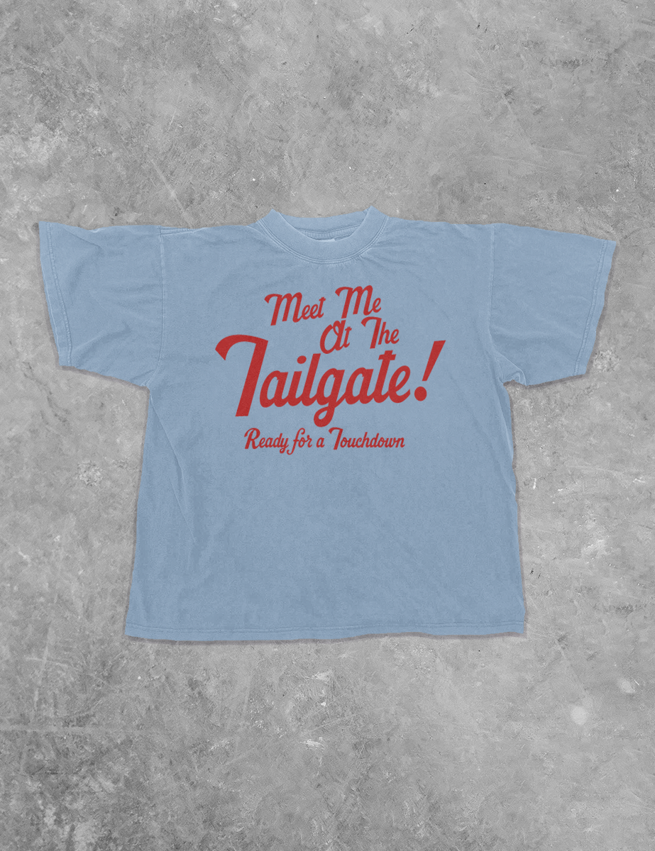 Meet Me at the Tailgate! Boxy Cotton TShirt