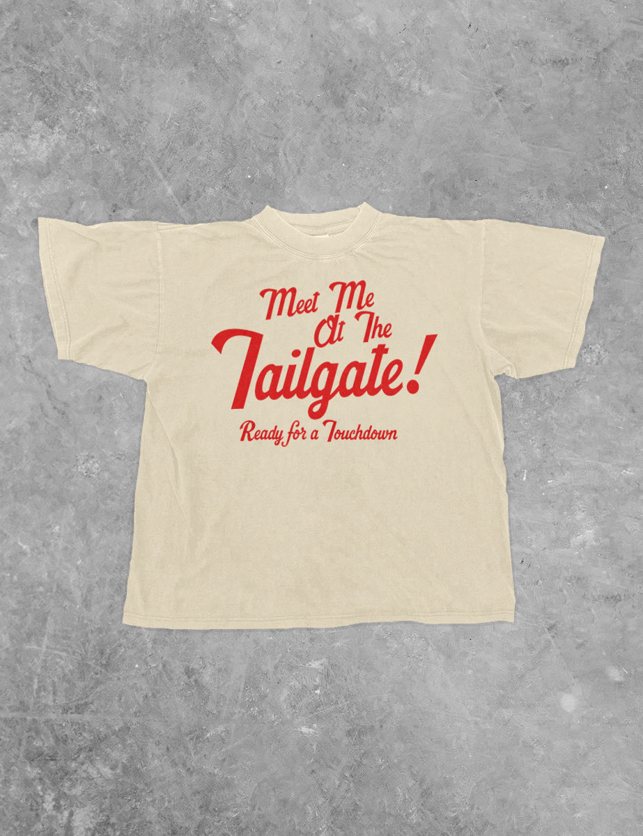 Meet Me at the Tailgate! Boxy Cotton TShirt