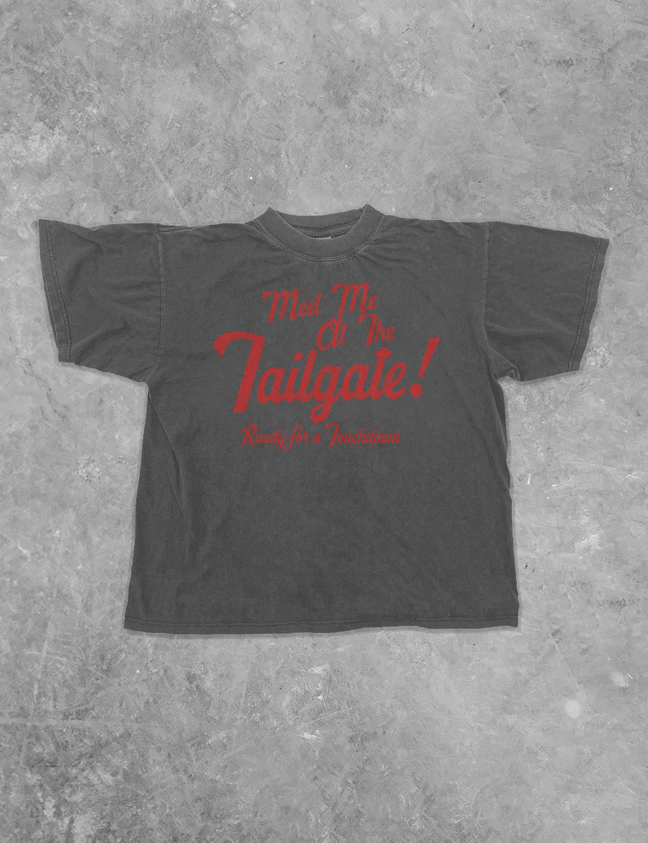 Meet Me at the Tailgate! Boxy Cotton TShirt