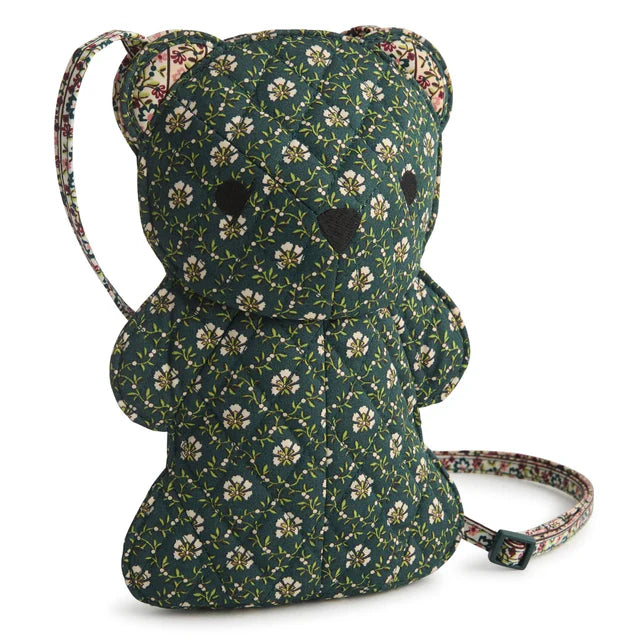 Vera Bradley Classic Bear Crossbody Mistletoe Lattice