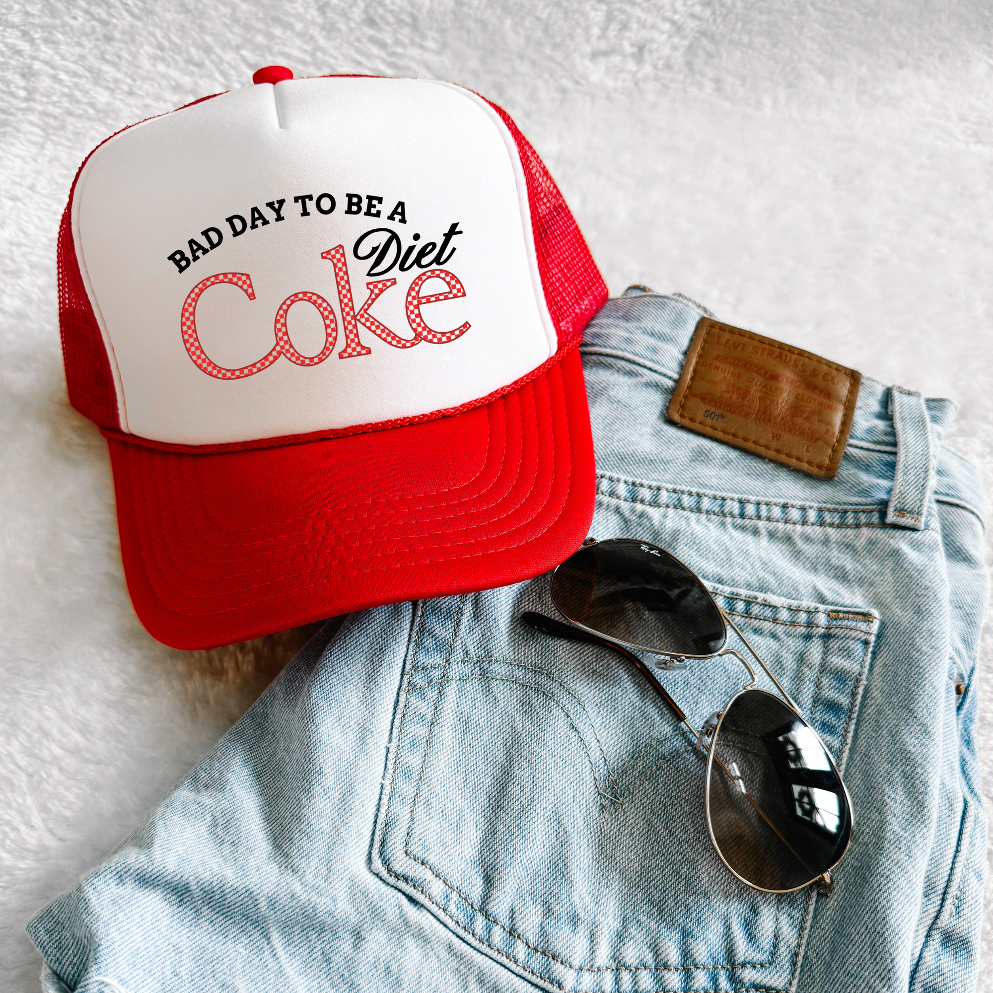 Bad Day to Be a Diet Coke Trucker Hat