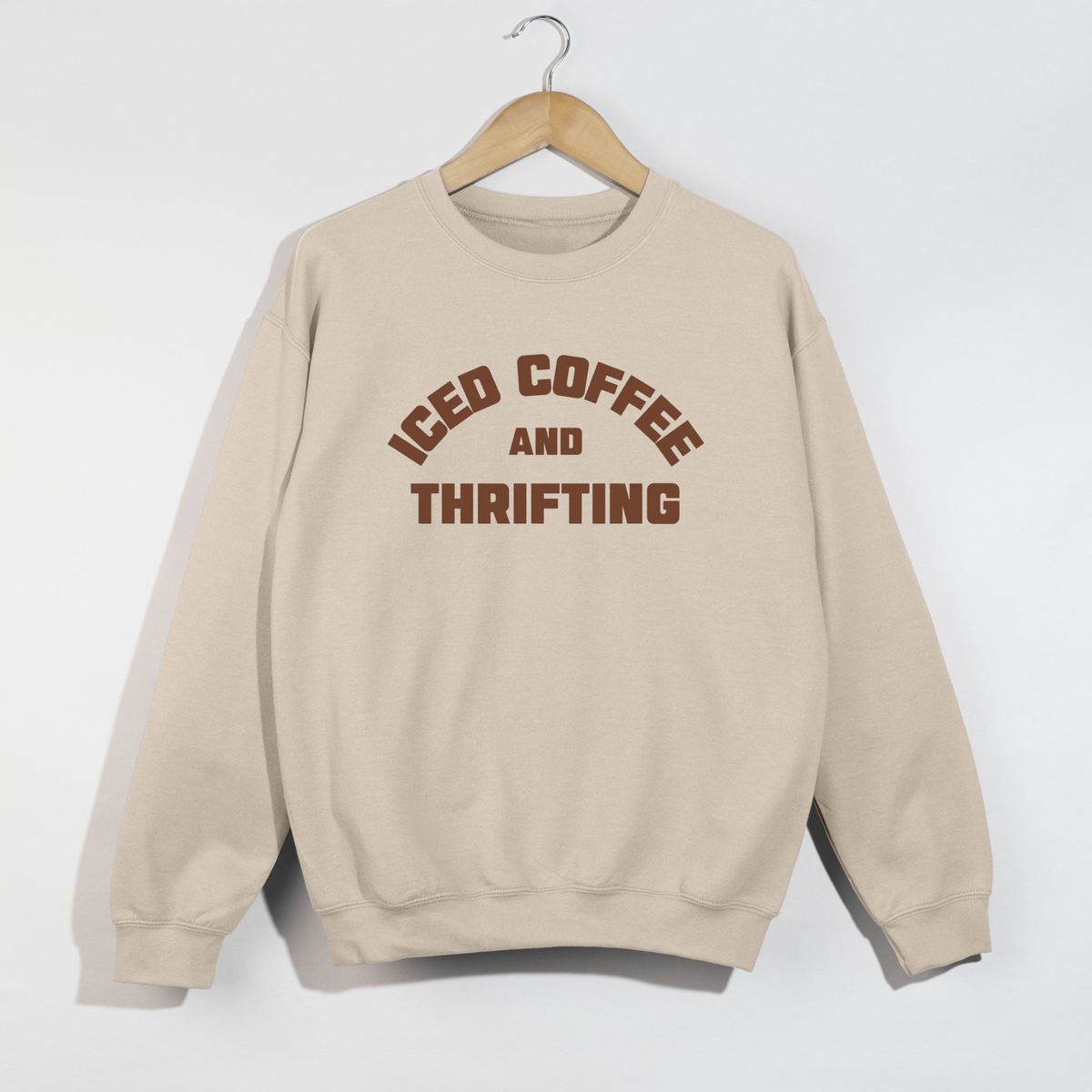 Iced Coffee & Thrifting Crewneck
