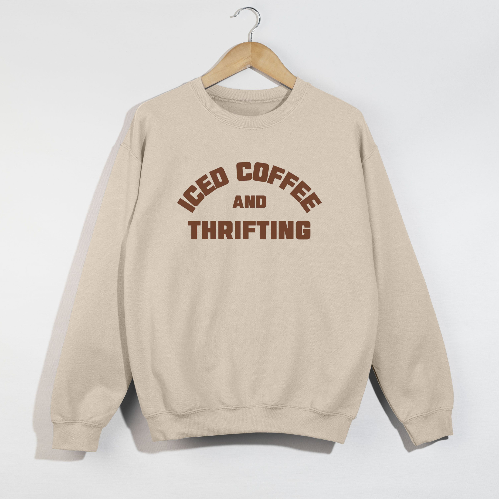 Iced Coffee & Thrifting Crewneck