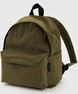 BAGGU Medium Nylon Backpack-Seaweed