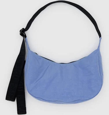 BAGGU Small Nylon Crescent Bag -Cornflower