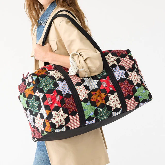 Vera Bradley Large Original Duffle Star Patchwork