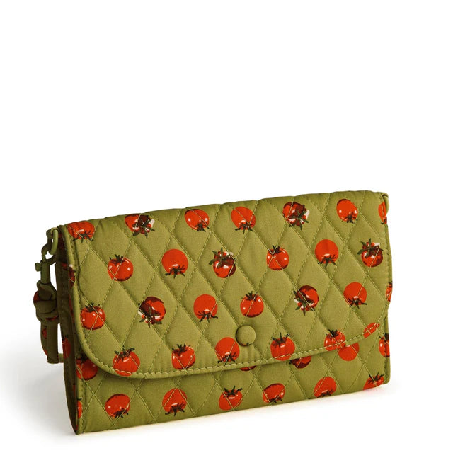 Vera Bradley Wildwood Wallet Crossbody Tiny Tomato