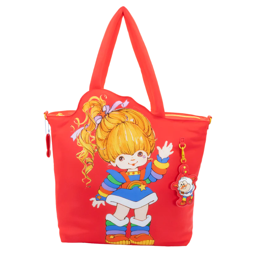 Rainbow Brite Puffy Nylon Die Cut Tote Bag
