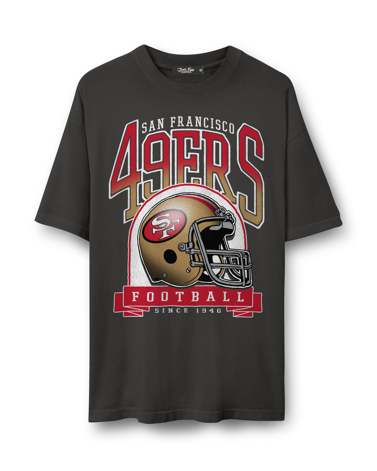 SF 49ers Helmet Oversized Tee