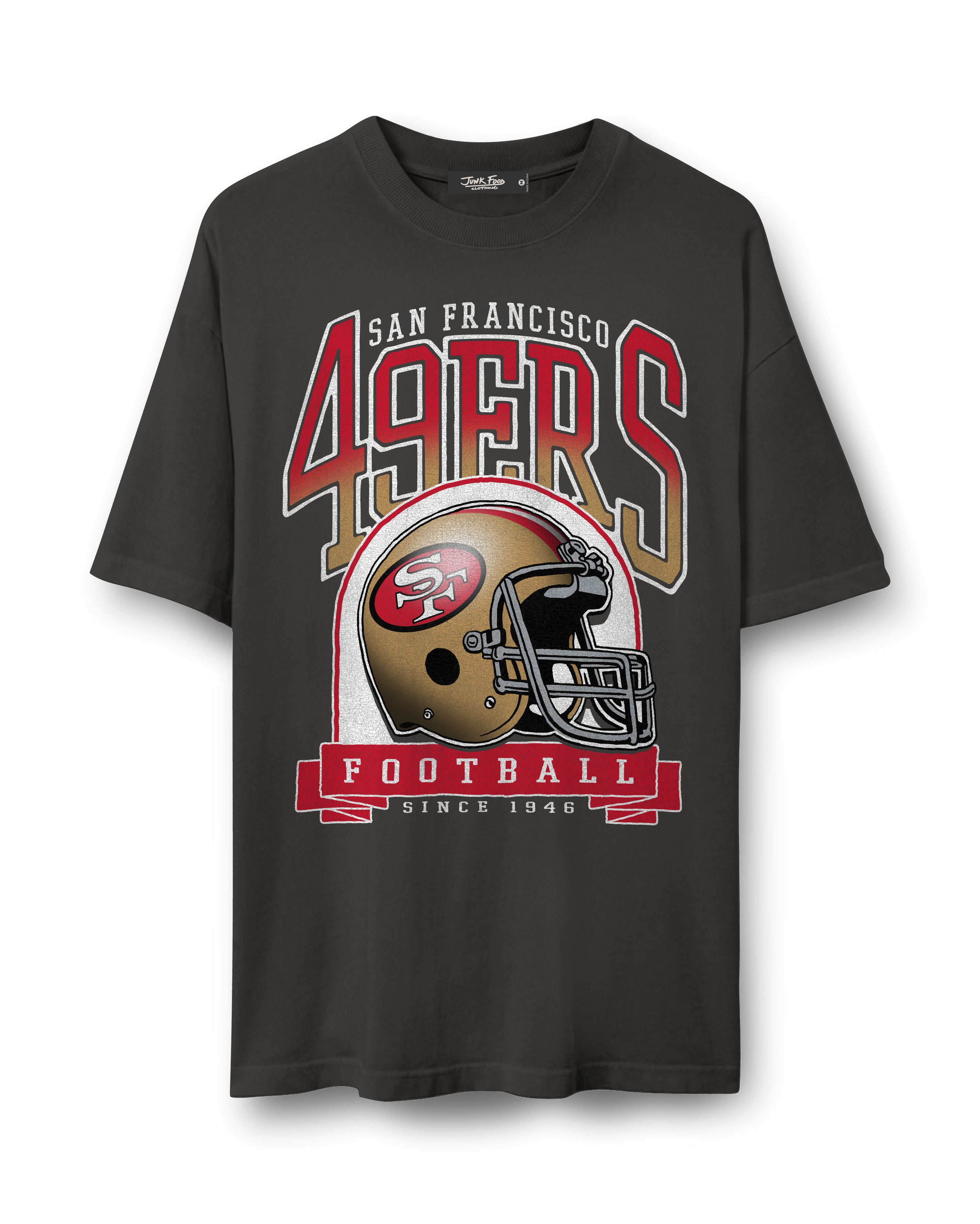 SF 49ers Helmet Oversized Tee