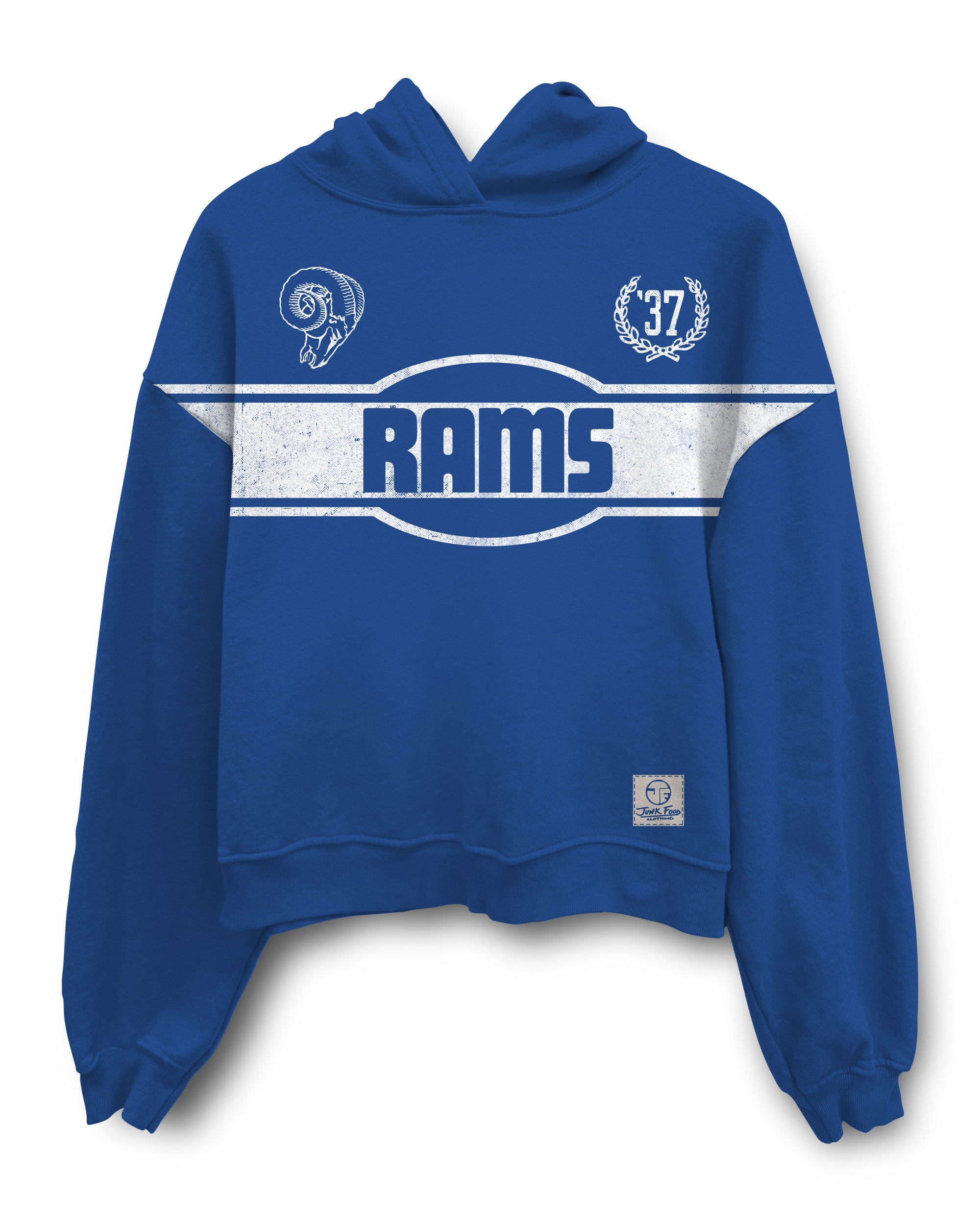 LA Rams Oversized Crop Hoodie