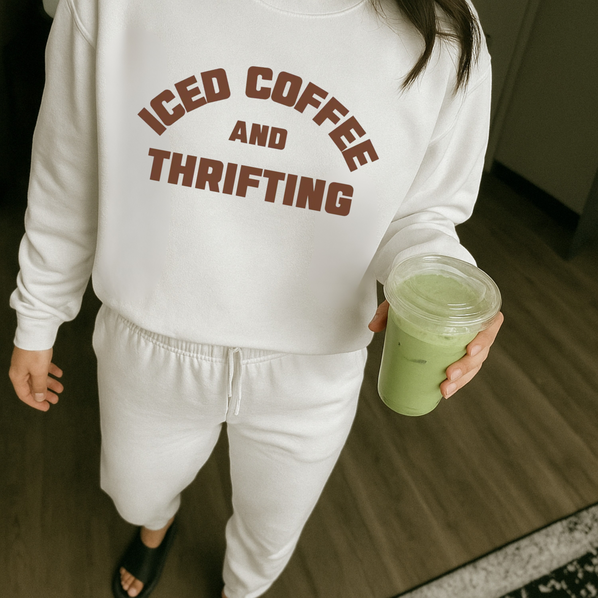 Iced Coffee & Thrifting Crewneck