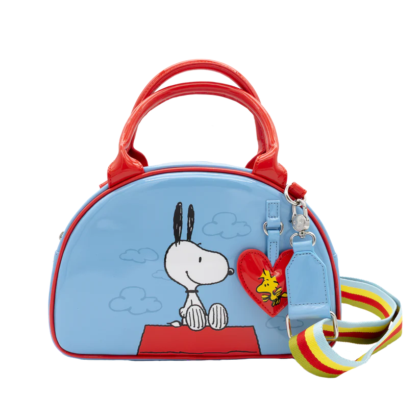 Peanuts 75th Anniversary Snoopy “Happiness Is a Good Friend” Bowler Bag