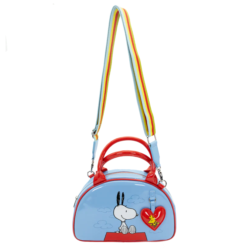 Peanuts 75th Anniversary Snoopy “Happiness Is a Good Friend” Bowler Bag